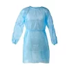 Plastic Isolation Gown with Elastic Cuff